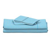 Oktoberfest Bavarian Blue Mini Houndstooth Check