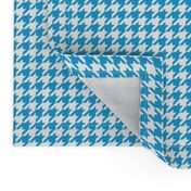 Oktoberfest Bavarian Blue Mini Houndstooth Check