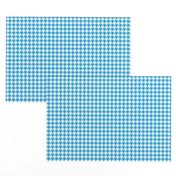 Oktoberfest Bavarian Blue Mini Houndstooth Check