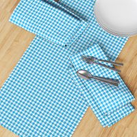 Oktoberfest Bavarian Blue Mini Houndstooth Check