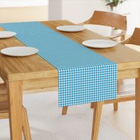 Oktoberfest Bavarian Blue Mini Houndstooth Check