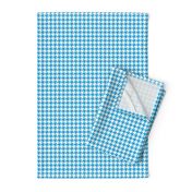 Oktoberfest Bavarian Blue Mini Houndstooth Check