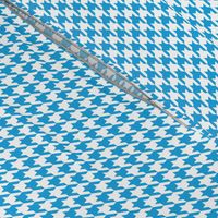 Oktoberfest Bavarian Blue Mini Houndstooth Check