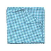 Oktoberfest Bavarian Blue Mini Houndstooth Check