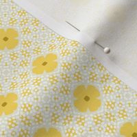 Yellow Bloom Rows M+M Yolk by Friztin