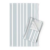 Pale Blue Ticking Stripes 