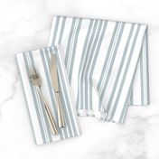 Pale Blue Ticking Stripes 