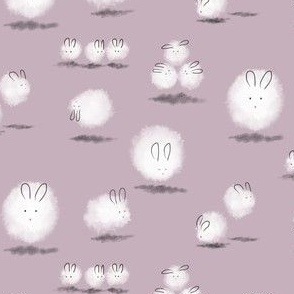 Teeny Dustbunnies in Lilac