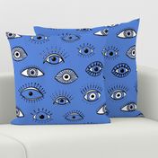 Eyes - bright blue (large scale)