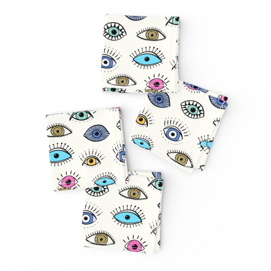 evil eye - multi colour (medium scale)