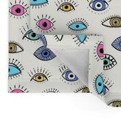 evil eye - multi colour (medium scale)