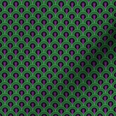 Overlook Hotel Carpet from The Shining: Purple/Green (tiny version)