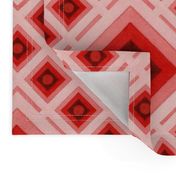 Op Art Red Squares