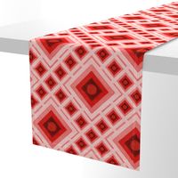 Op Art Red Squares