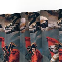 Napoleon Bonaparte  famous portraits french france emperor general military soldiers horses 18th century 19 century victorian wars battles army bicorne hat capes cannons artillery mountains clouds swords cutlass historical baroque neoclassical