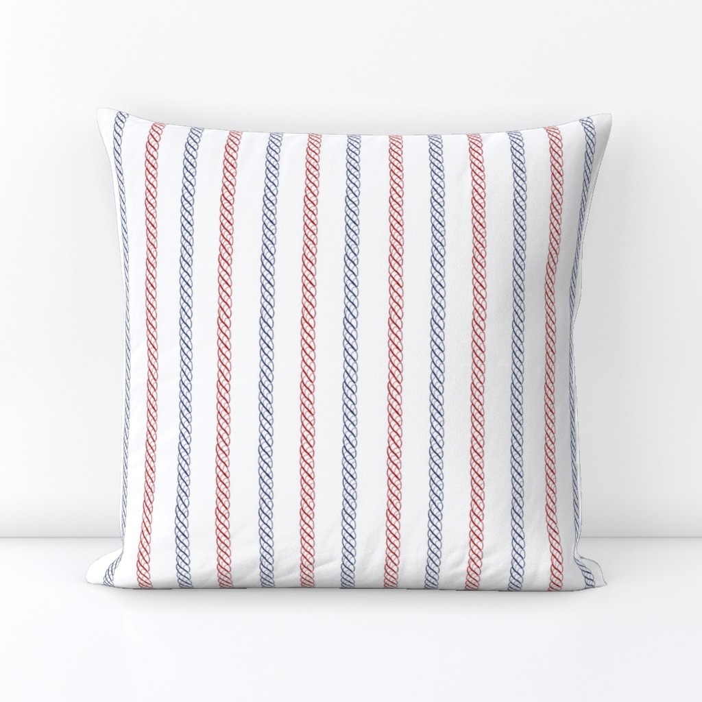 Adrift Nautical Stripe patriotic 1