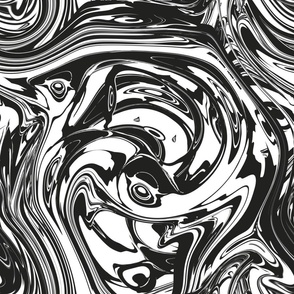 Black And White Seamless Marble