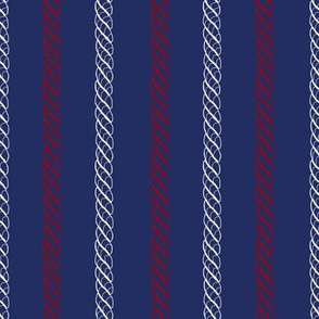 Adrift Nautical Stripe patriotic 3