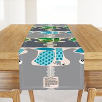 Edwin the Elephant Cut and Sew  Blue