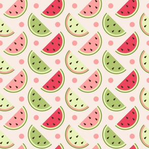 Retro watermelon slices
