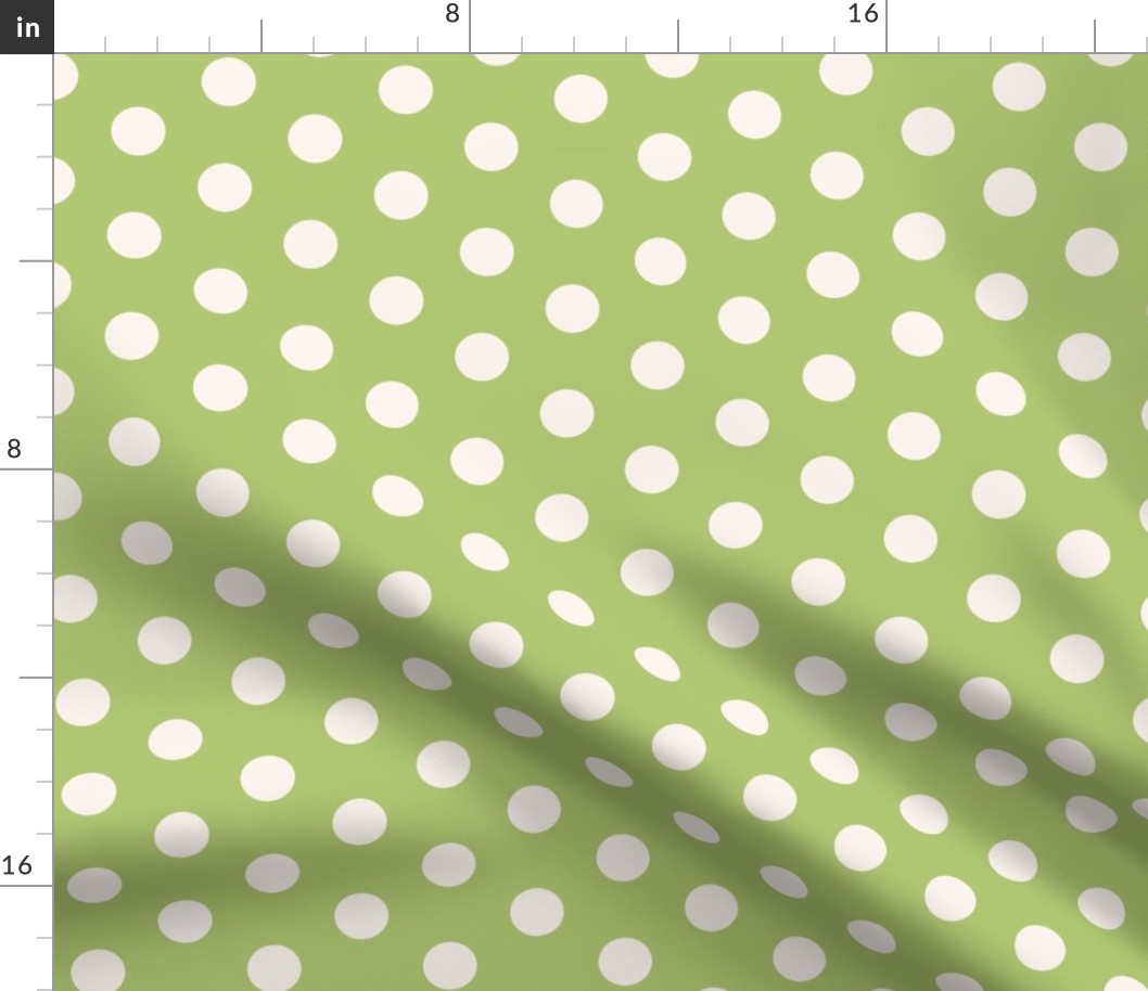 Green polka dot 