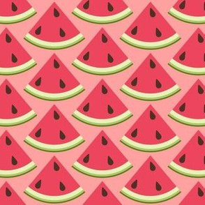 Pink retro watermelon design