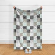 Always Quilt - seAfoam and beige - ROTATED