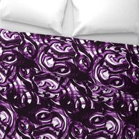 violet purple black and white modern circles