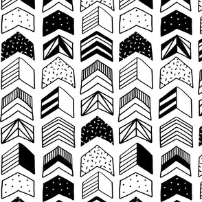 Abstract arrow pattern