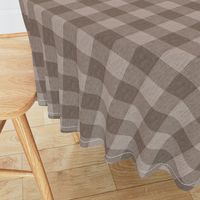 Textured Buffalo Plaid - light brown