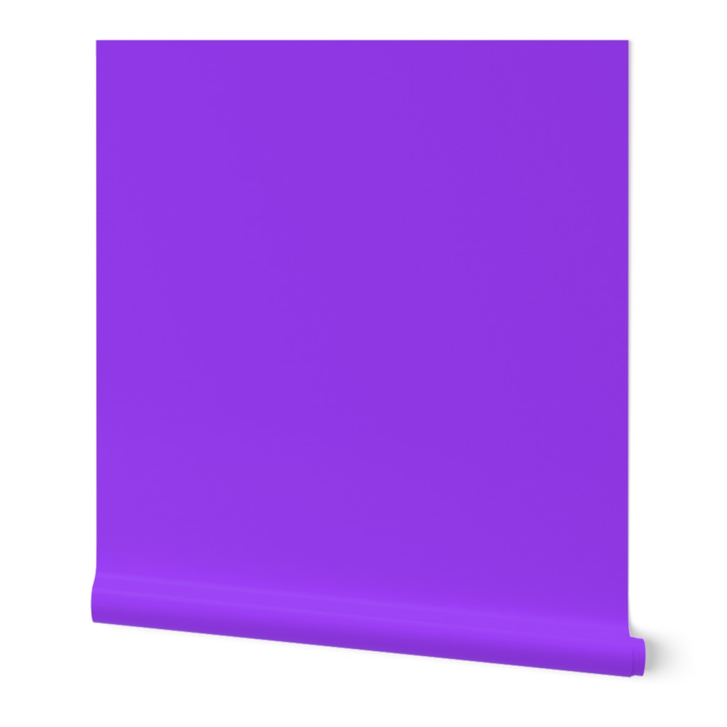 Bright Fluorescent Day glo Purple Neon Wallpaper | Spoonflower