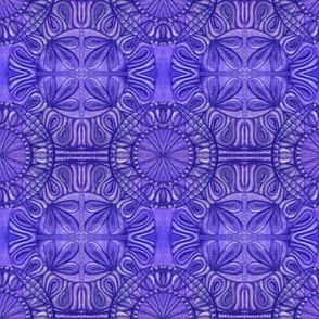 Quilt square monochrome purple