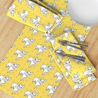 French Bulldog on Goldenrod Yellow