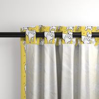 French Bulldog on Goldenrod Yellow