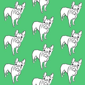 French Bulldog on Emerald - small scale