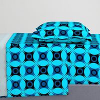 Retro Geometric blue