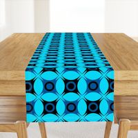 Retro Geometric blue