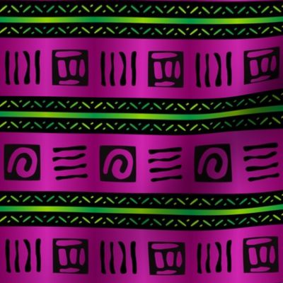 Bold African Tribal Markings MG