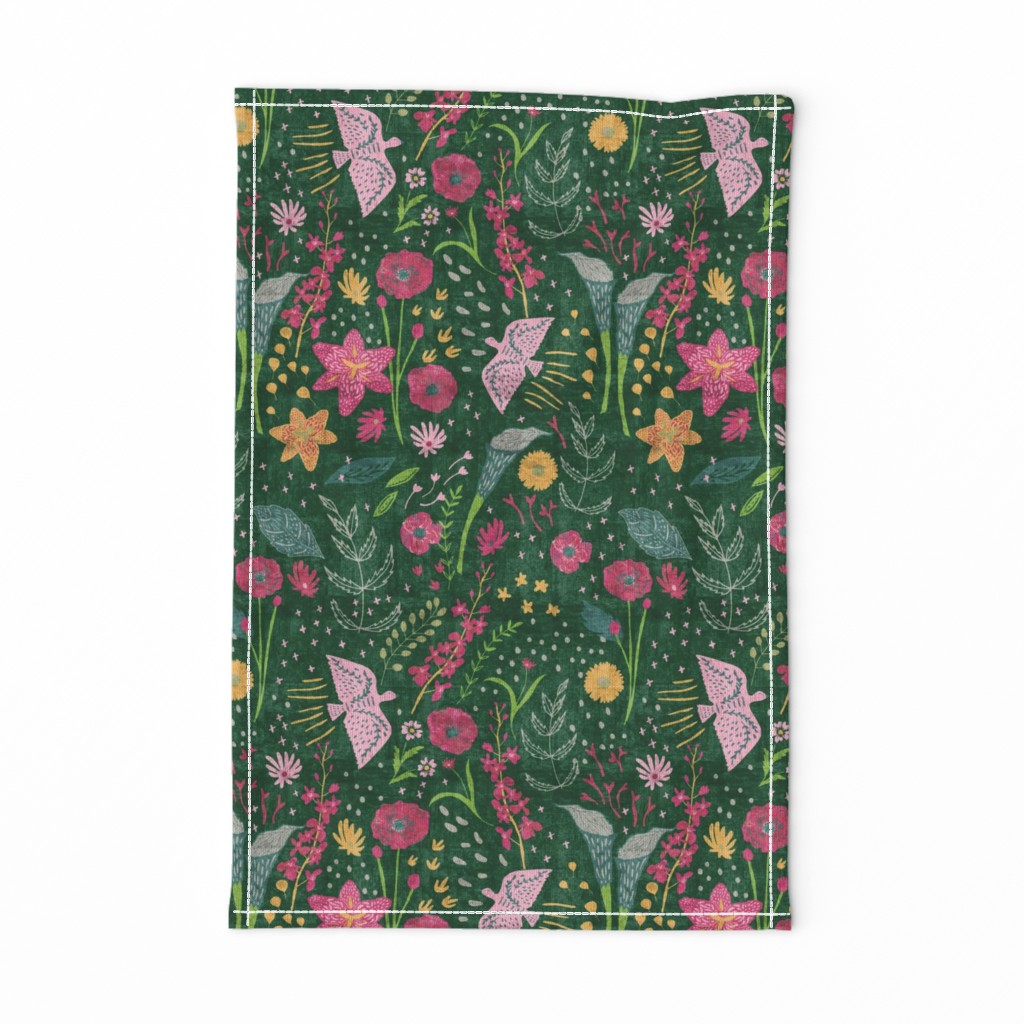 Rich Floral Forest Floor