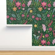 Rich Floral Forest Floor