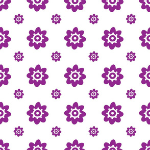 flower pattern redviolet-01