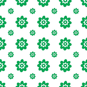 flower pattern green-01