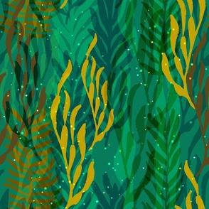 Underwater Forest {Turquoise}