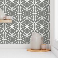 Flower of Life grey Wallpaper