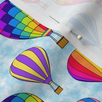 Large Hot Air Balloon Rainbow 2