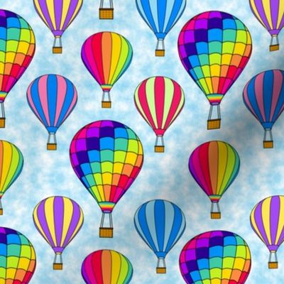 Large Hot Air Balloon Rainbow 2