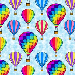 Large Hot Air Balloon Rainbow 2