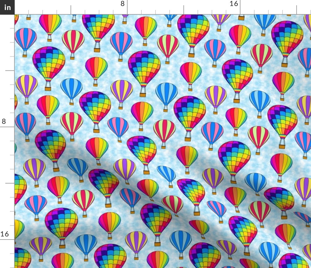 Large Hot Air Balloon Rainbow 2