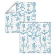 Pompadour Toile aqua 3