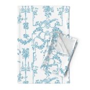 Pompadour Toile aqua 3